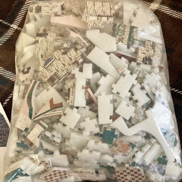 Camelot Castle Puzzle Plex 3-D Jigsaw Puzzle 500 pieces Sealed 1993 Old World - Picture 11 of 12